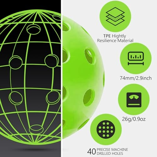 Navona 48 Pack Premium Pickleball Balls